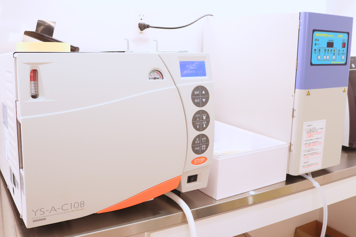 イーアス春日井歯科の滅菌設備